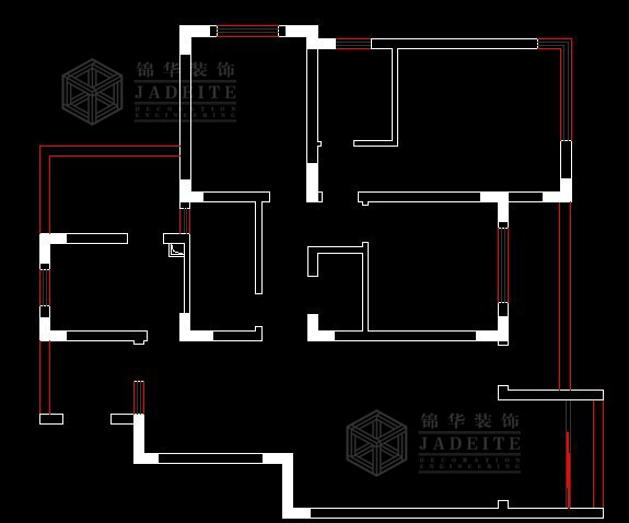 钟鼎山庄B1户型128平米 户型
