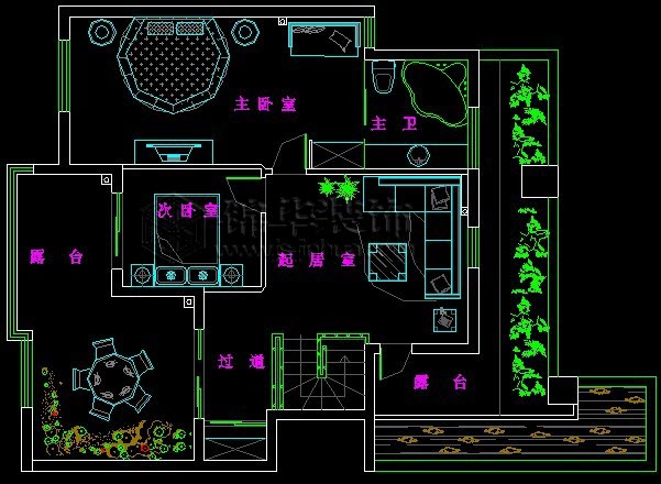 奥体新城海棠园B2跃层 户型