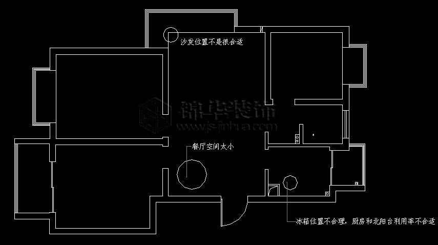 君悦湖滨8-306户型 户型