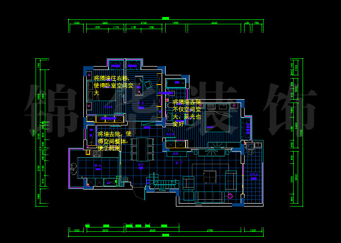 宏图上福园126平米顶楼 户型