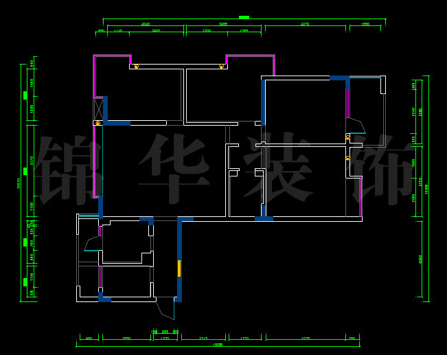 龙凤玫瑰园140平米 户型