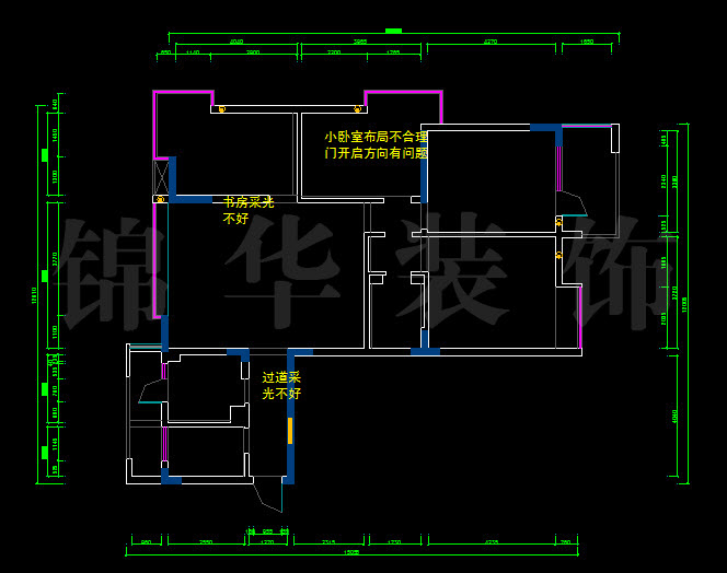 龙凤玫瑰园140平米 户型