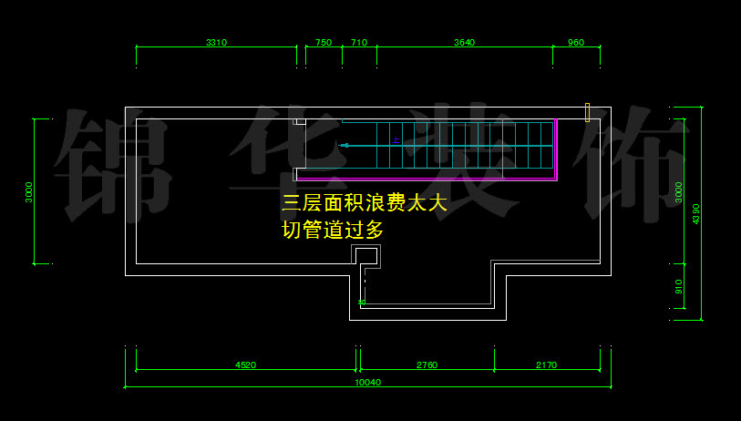 栖园155平米顶楼 户型