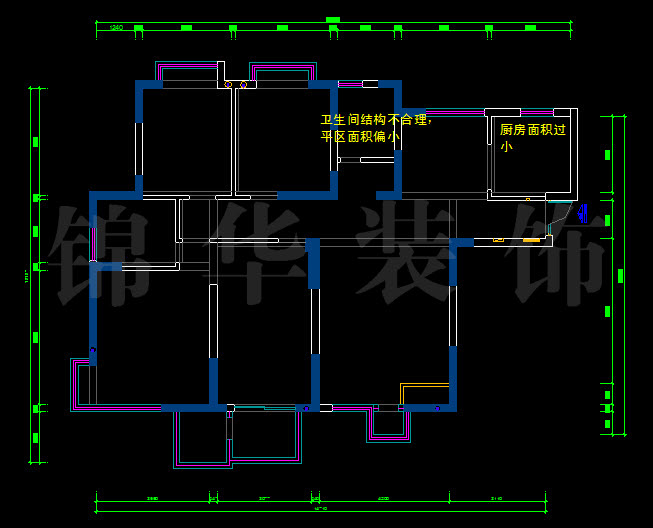 长安西街1号150平米 户型