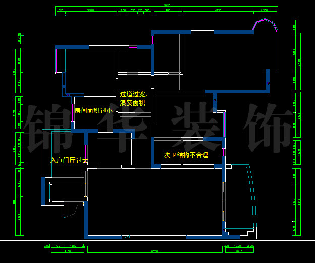 雅居乐190平米 户型