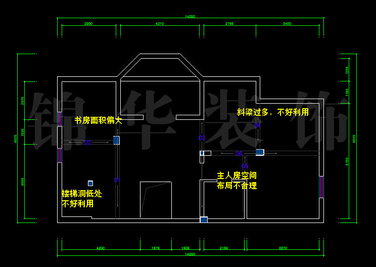 左邻右里180平米 户型
