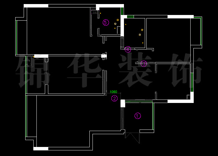 金域中央18-602 户型