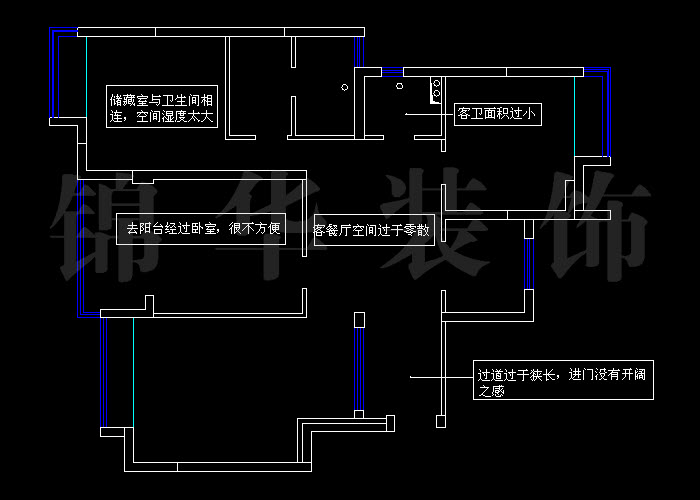 金域中央E2户型134平米 户型