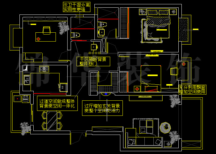 皇册家园3栋120平米 户型