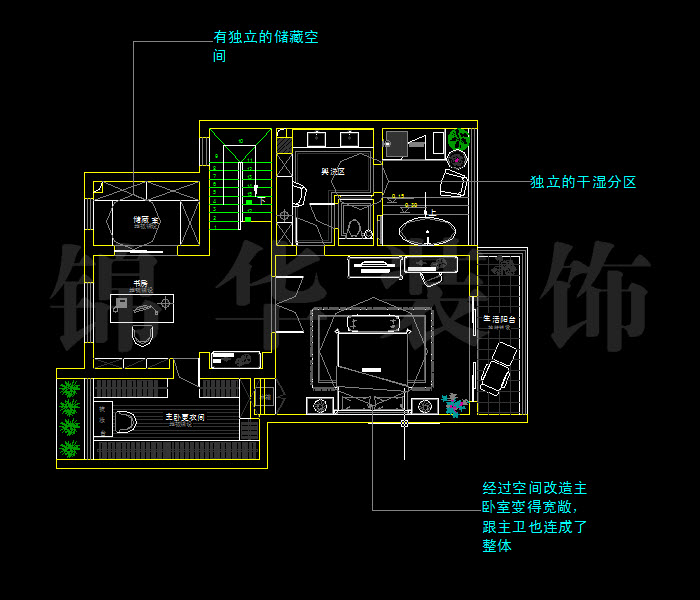 碧桂嘉苑250平米四室两厅 户型