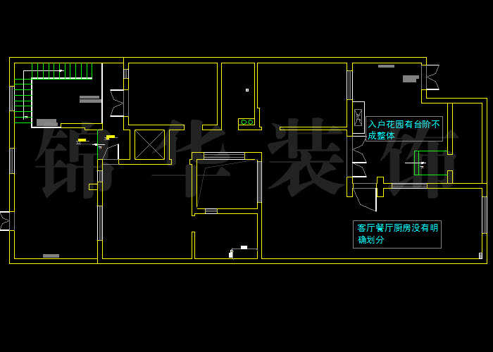 无庶132平米三室两厅 户型