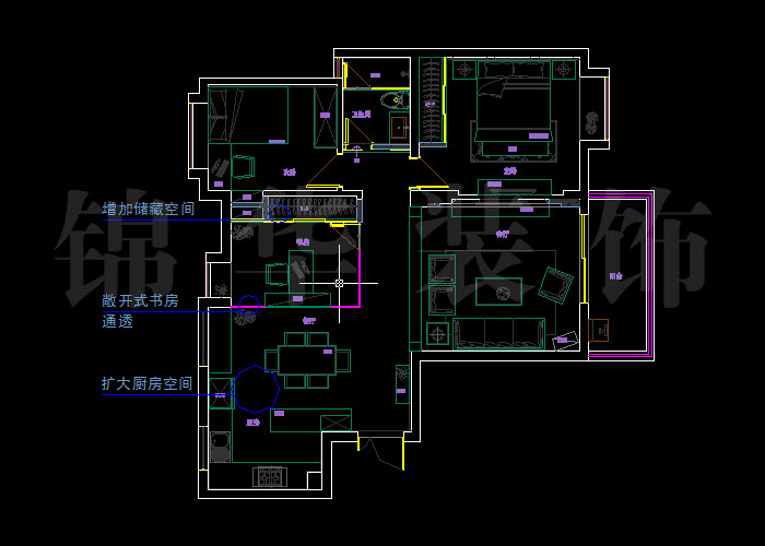 融侨中央花园8幢1304室130平方 户型