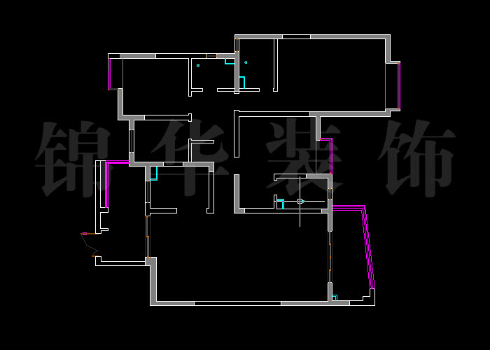 雅居乐12栋2单元1501室180平方 户型