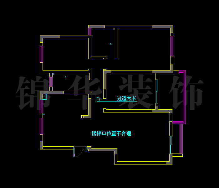 奥体新城海棠园两层五室三厅240平米 户型