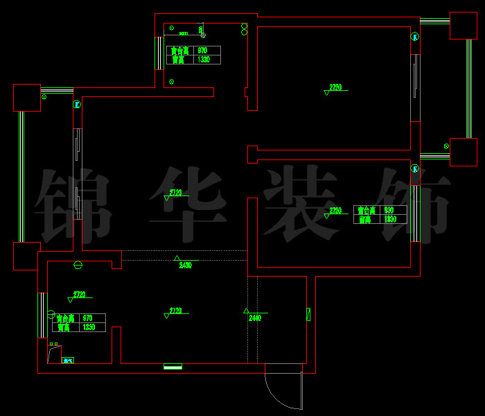 中海塞纳丽舍C1户型136平米 户型
