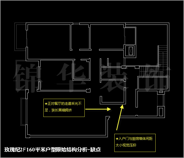 融侨中央花园玫瑰纪二楼160平米 户型