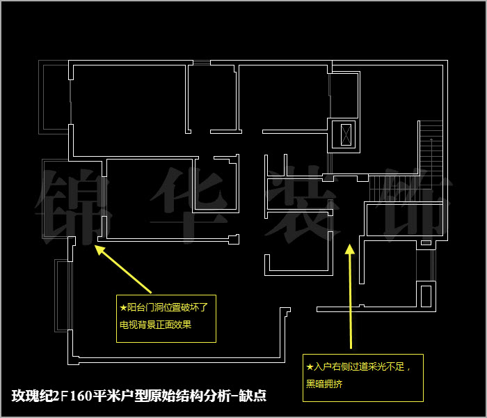 融侨中央花园玫瑰纪二楼160平米 户型