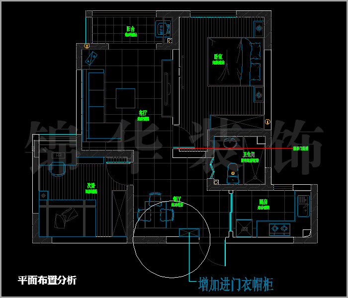 南京万达广场9栋807 户型