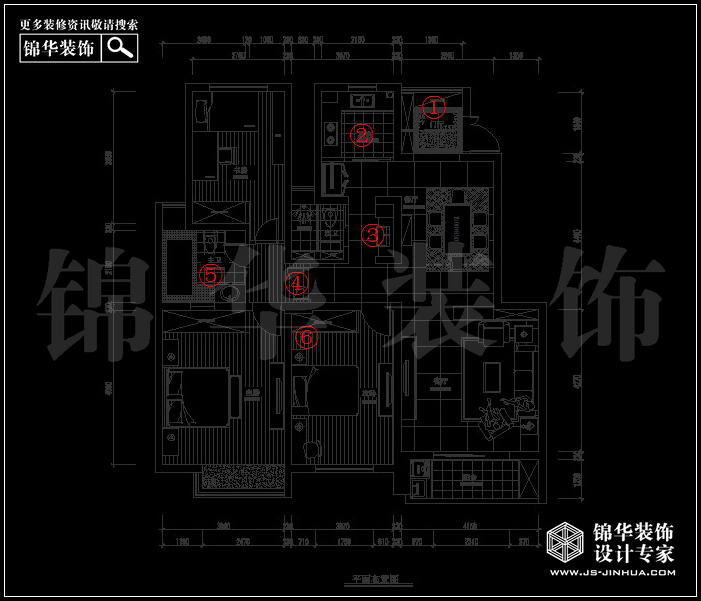 大发凯鸿隽府138平米 户型