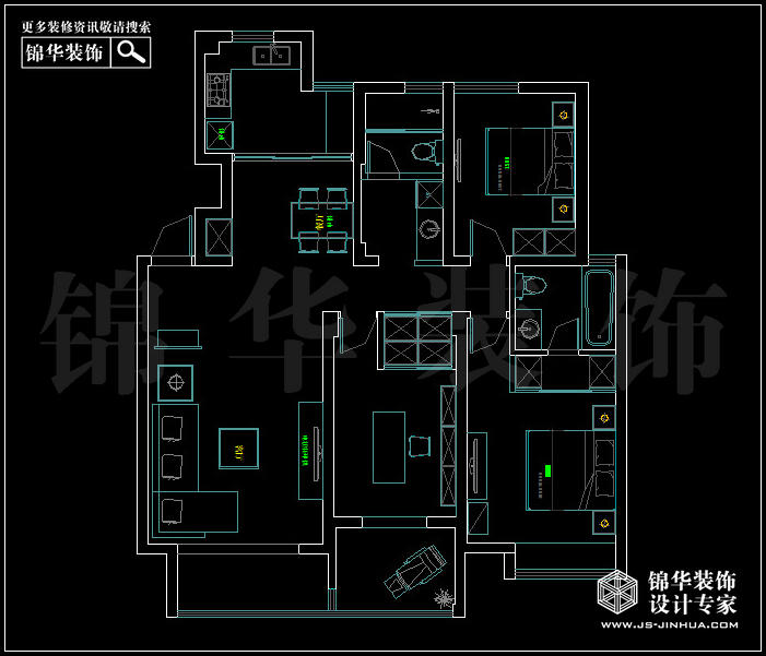 金陵尚府D2户型 户型