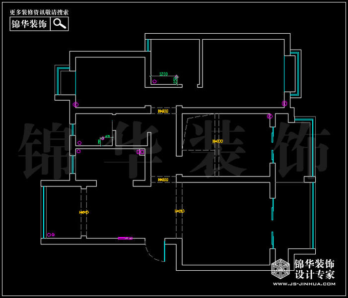 南大和园B2户型123平带阁楼 户型