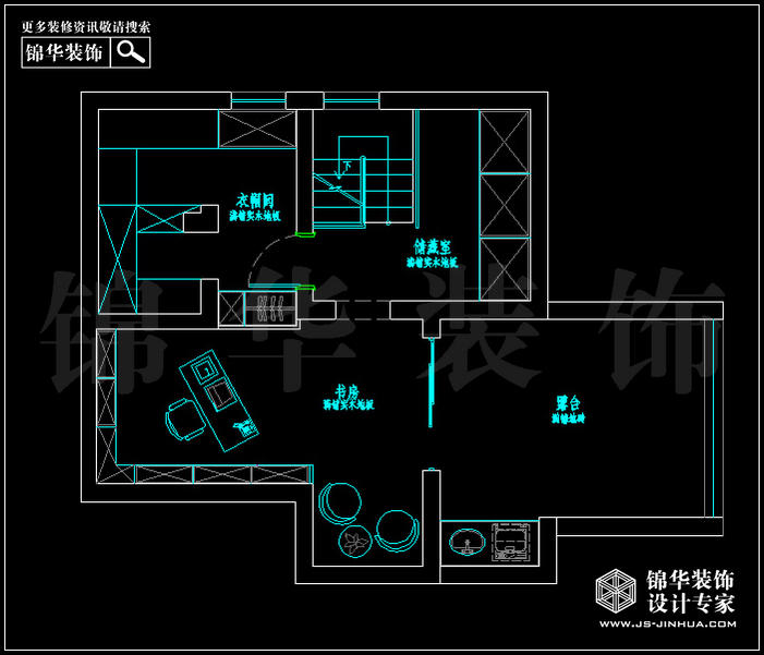 南大和园B2户型123平带阁楼 户型