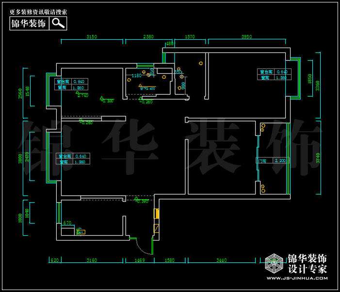 东方天郡110平米 户型