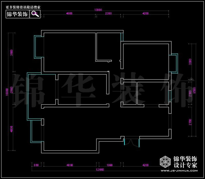 奥体新城-丹枫园B2-120平方 户型