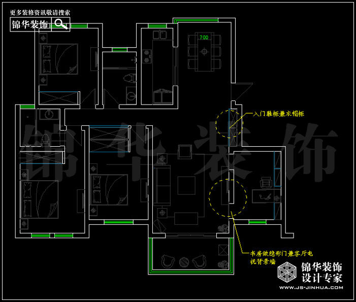 仙龙湾143平米 户型