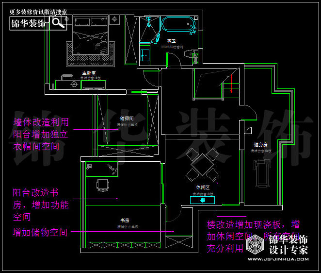 中电颐和家园160平米 户型