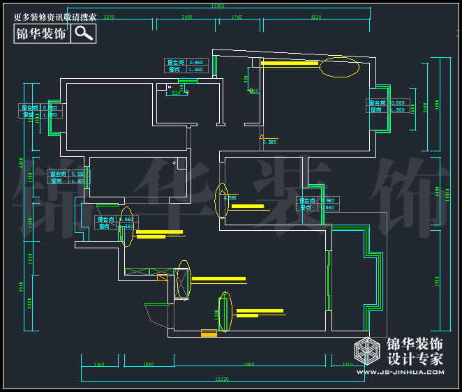 钟山晶典125平米 户型