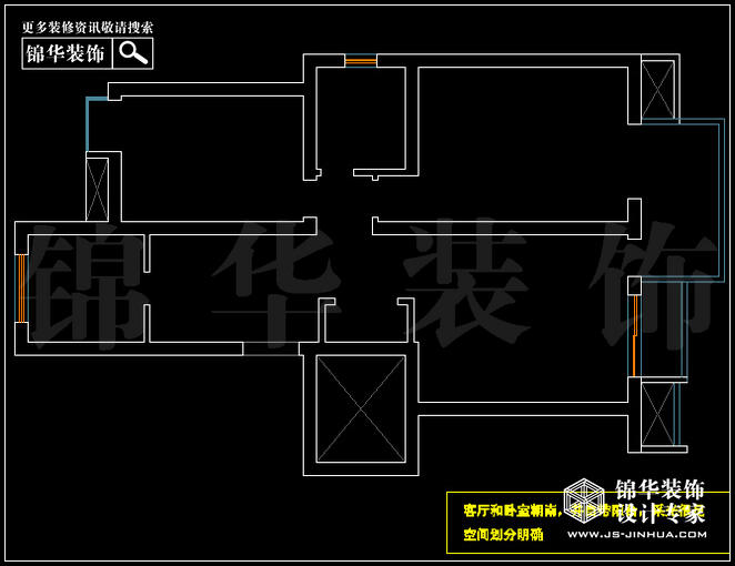 奥体新城海棠园A1户型 户型