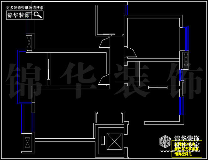 奥体新城海棠园B2户型 户型