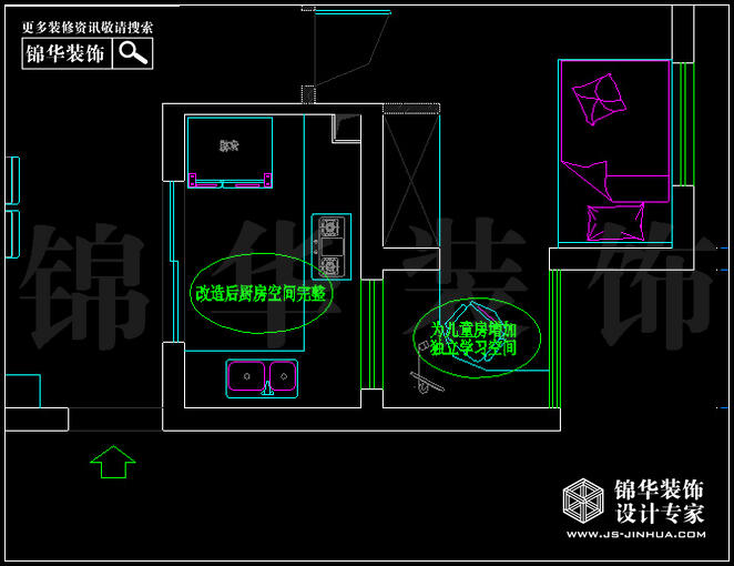 紫金东郡E3户型132平方 户型