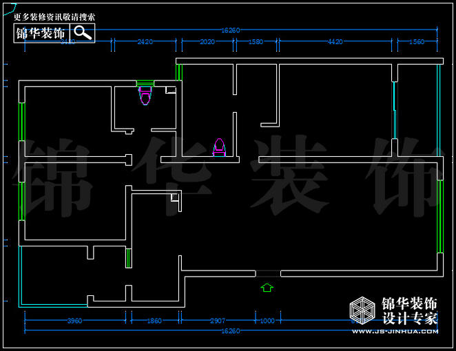 紫金东郡B1户型144平方 户型