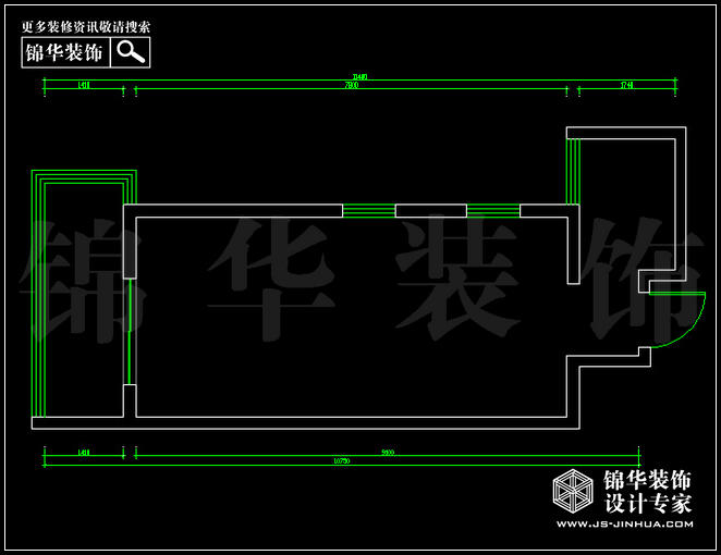 阅城国际46平米 户型