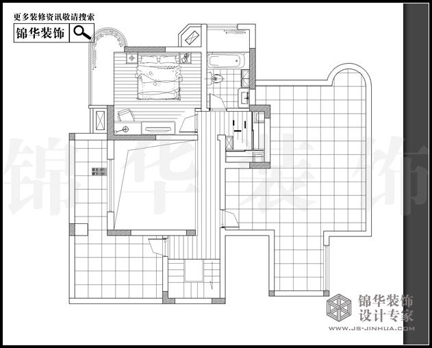 苏宁睿城2栋E户型跃层280平米 户型
