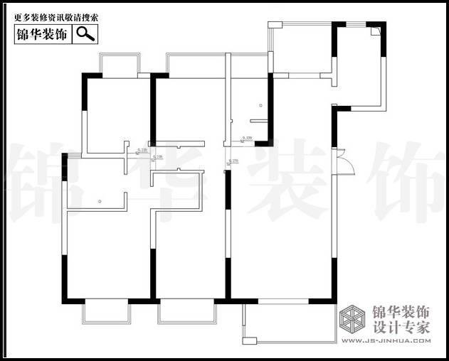 苏宁睿城4栋J户型169平米 户型