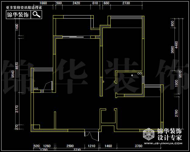 中海凤凰熙岸A4户型99平米 户型