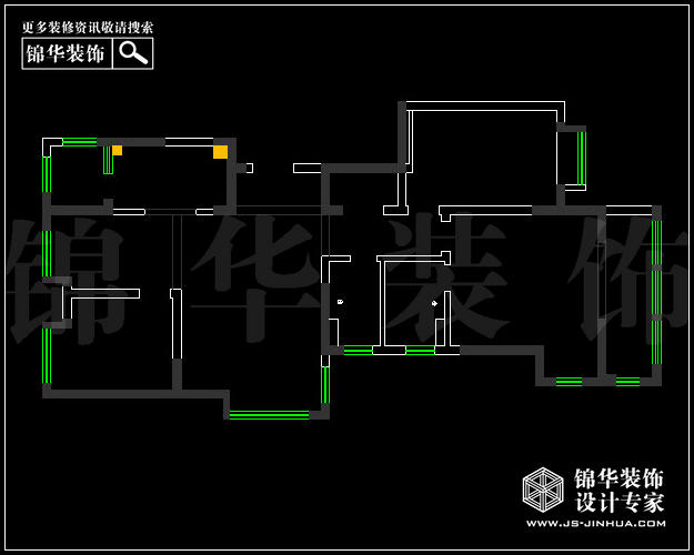 润开华府123平米 户型