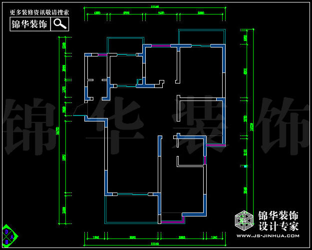 工程兵学院二期120平米 户型