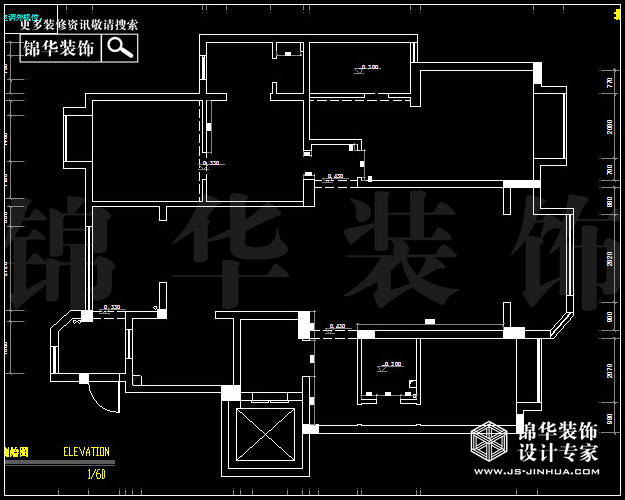 保利紫晶山B户型170平米现代 户型