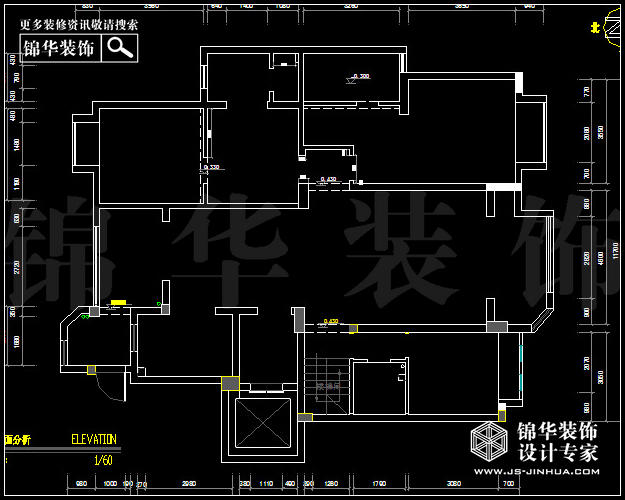 保利紫晶山B户型170平米顶楼 户型