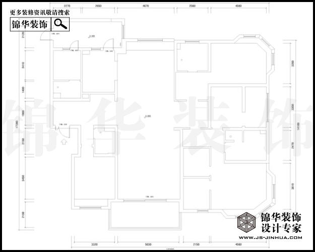 天正滨江A1户型262平米 户型