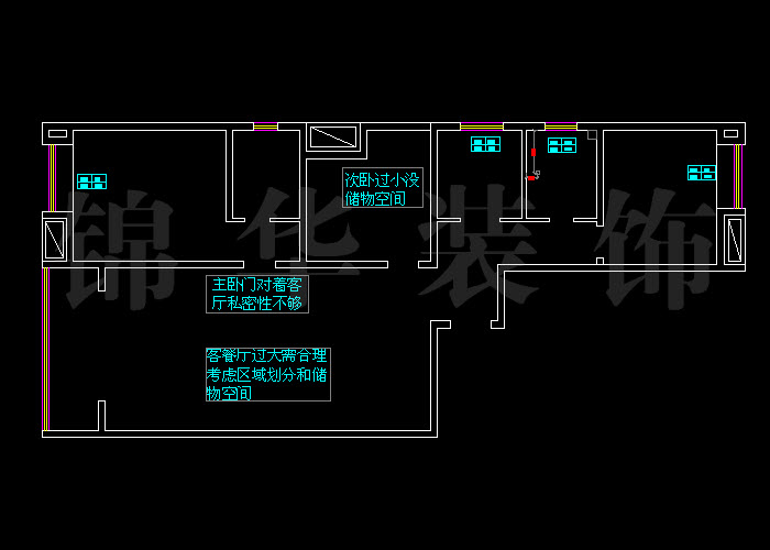 军总B栋户型 户型