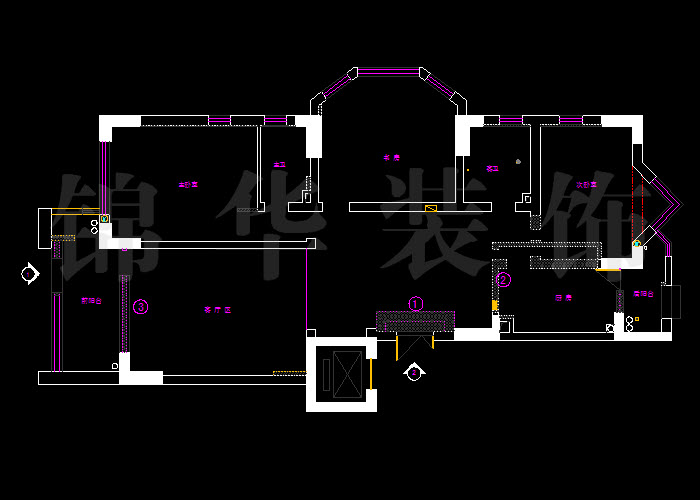 翠屏国际城145平米 户型