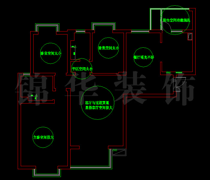 拉德芳斯T7幢A户型144平米 户型